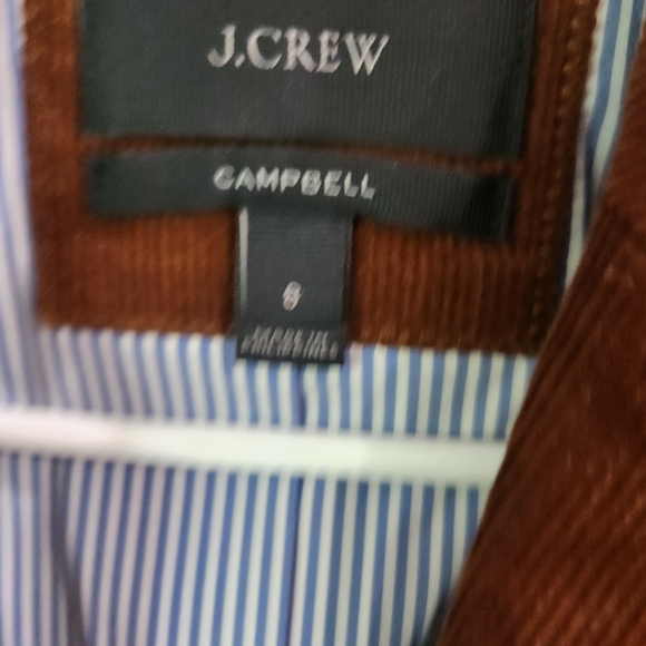 Jcrew womens Campbell chestnut brown Corduroy Blazer size8 - Picture 4 of 6